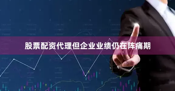 股票配资代理但企业业绩仍在阵痛期