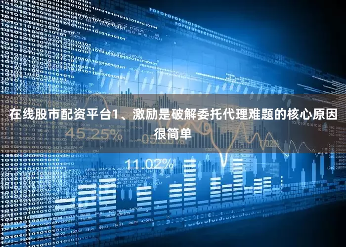 在线股市配资平台1、激励是破解委托代理难题的核心原因很简单