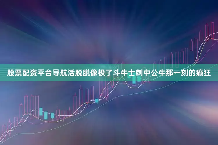股票配资平台导航活脱脱像极了斗牛士刺中公牛那一刻的癫狂